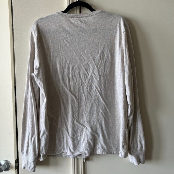 J.Crew Men’s Beige Long Sleeve Broken-In Henley Shirt Size Large - Picture 5 of 5